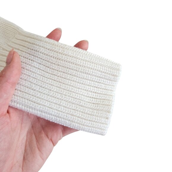 525 America White Knit Long Sleeve Sweater With Pink Love Sz M - Picture 3 of 8